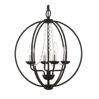 A thumbnail of the Livex Lighting 40914 Black / Brushed Nickel Finish Candles