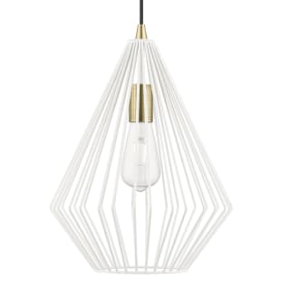 A thumbnail of the Livex Lighting 41325 Textured White / Antique Brass Accents