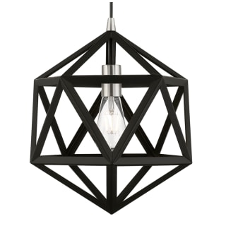 A thumbnail of the Livex Lighting 41328 Black / Brushed Nickel Accents