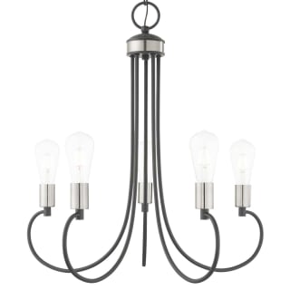 A thumbnail of the Livex Lighting 42925 Scandinavian Gray with Brushed Nickel Accents