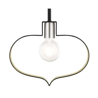 A thumbnail of the Livex Lighting 45513 Black with Brushed Nickel Accents