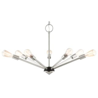 A thumbnail of the Livex Lighting 45837 Brushed Nickel with Black Accents