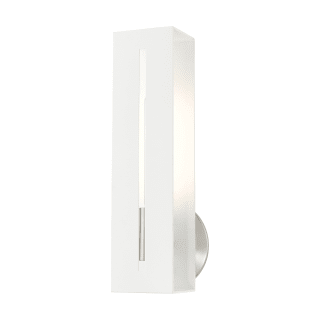 A thumbnail of the Livex Lighting 45953 Textured White with Brushed Nickel Accents