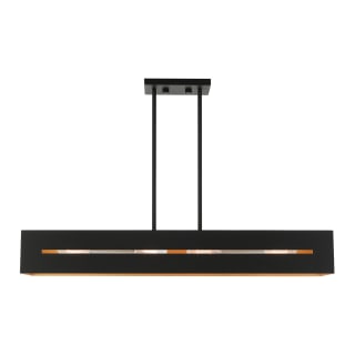 A thumbnail of the Livex Lighting 45957 Textured Black with Brushed Nickel Accents