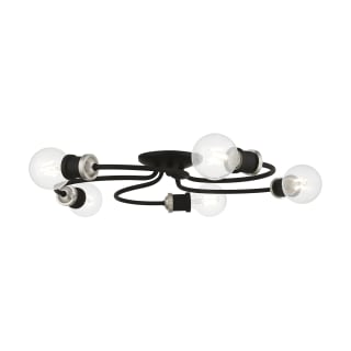 A thumbnail of the Livex Lighting 46385 Black / Brushed Nickel Accents