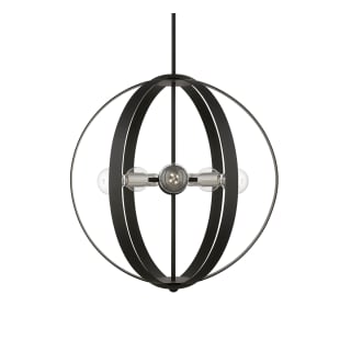 A thumbnail of the Livex Lighting 46416 Black / Brushed Nickel Accents