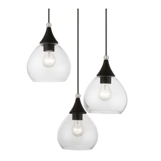 A thumbnail of the Livex Lighting 46503 Black / Brushed Nickel Accents