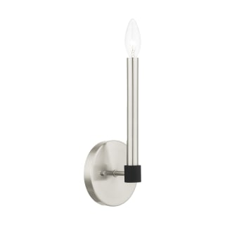 A thumbnail of the Livex Lighting 46881 Brushed Nickel with Satin Brass Accents