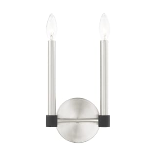 A thumbnail of the Livex Lighting 46882 Brushed Nickel with Satin Brass Accents