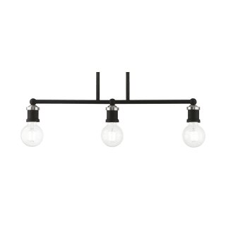 A thumbnail of the Livex Lighting 47163 Black / Brushed Nickel Accents
