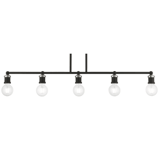 A thumbnail of the Livex Lighting 47165 Black / Brushed Nickel Accents