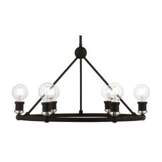 A thumbnail of the Livex Lighting 47166 Black / Brushed Nickel Accents