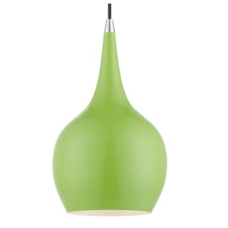 A thumbnail of the Livex Lighting 49016 Shiny Apple Green / Polished Chrome Accents