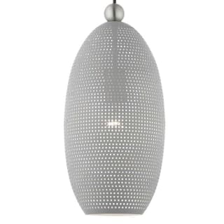 A thumbnail of the Livex Lighting 49101 Nordic Gray with Brushed Nickel Accents