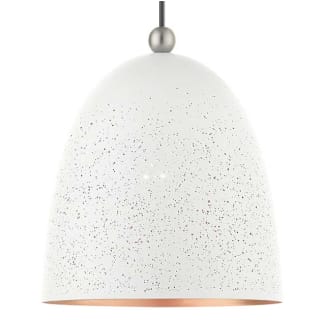 A thumbnail of the Livex Lighting 49108 White with Brushed Nickel Accents