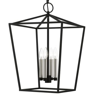 A thumbnail of the Livex Lighting 49434 Black / Brushed Nickel Accents