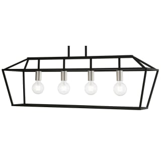 A thumbnail of the Livex Lighting 49437 Black / Brushed Nickel Accents