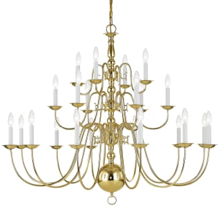 A thumbnail of the Livex Lighting 5015 Polished Brass