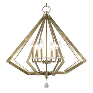 A thumbnail of the Livex Lighting 50666 Antique Brass