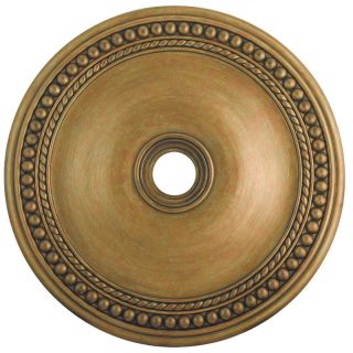 Livex Lighting Ceiling Medallion Verona Bronze With Aged Gold Leaf