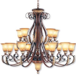 A thumbnail of the Livex Lighting 8568 Verona Bronze with Aged Gold Leaf Accents