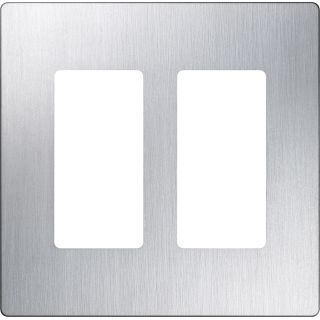 Lutron SC-2-TP Taupe Claro 2 gang wall plate 