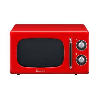 Magic Chef .7 Cubic -ft 700-Watt Retro Microwave (Red)
