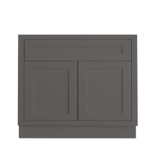 Snow White Shaker Inset Drawer Base Cabinet - Two Drawers - 36