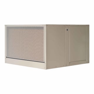 Down draft outlet evaporative cooler