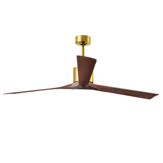 A thumbnail of the Matthews Fan Company NKXL-BRBR-72 Brushed Brass / Walnut Tone