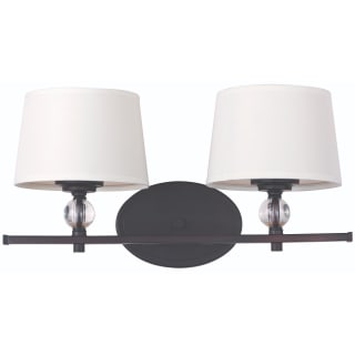 A thumbnail of the Maxim 12762 Oil Rubbed Bronze / White Fabric Shade