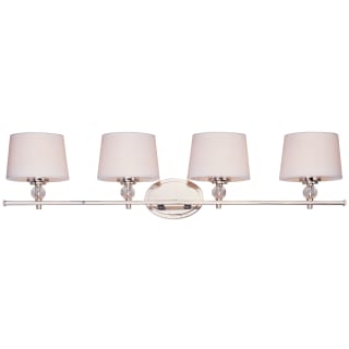 A thumbnail of the Maxim 12764 Polished Nickel / White Fabric Shade