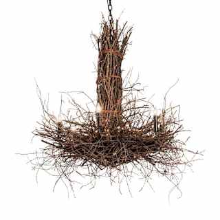 A thumbnail of the Meyda Tiffany 226214 Bronze / Natural Wood