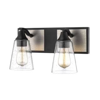 A thumbnail of the Millennium Lighting 3372 Matte Black / Brushed Pewter
