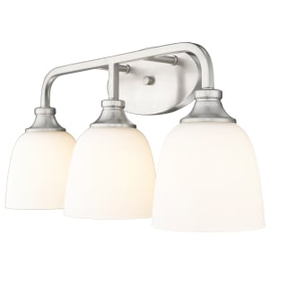 Millennium Lighting 491003 BN Brushed Nickel Alberta 3 Light 22 Wide Bathroom Vanity Light LightingDirect