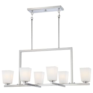 Minka Lavery 1546-77 Chrome 6 Light 1 Tier Linear Chandelier from the ...