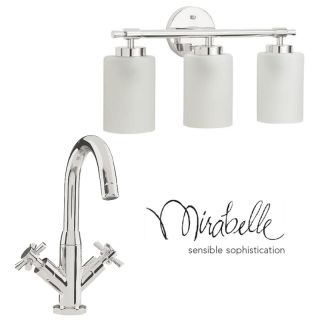 A thumbnail of the Mirabelle MIRWSML102/MLED3LGT Brushed Nickel