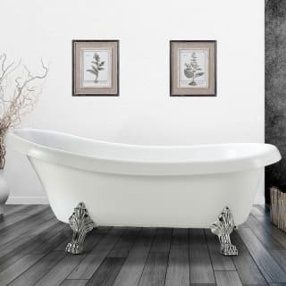Miseno 212063 Bat Wh White 63 Freestanding Acrylic Soaking Clawfoot Miseno At Our Online Retail Partners