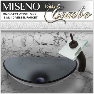 A thumbnail of the Miseno MNOG423/ML110 Oil Rubbed Bronze/Clear Glass Faucet
