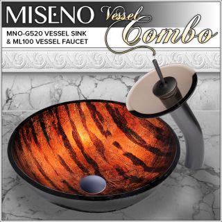 A thumbnail of the Miseno MNOG520/ML100 Oil Rubbed Bronze/Brown Glass Faucet