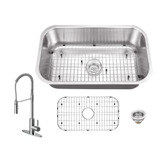 Miseno Mss3018c Mk6557 St Ch Stainless Sink Chrome Faucet 30