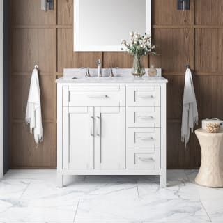 A thumbnail of the Miseno MV-TAHO36-15VKC White / White Carrara Marble