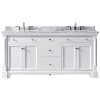 Miseno Mvmel72 Wh Pure White Melero 73 Free Standing Double Miseno Mvmel72 Wh Pure White Melero 73 Free Standing Double