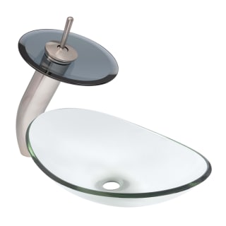 A thumbnail of the Miseno MNOC423/ML100 Brushed Nickel/Smoked Glass Faucet