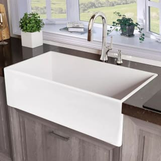 Miseno Mno33201bfc White Inferno 33 Single Basin Farmhouse