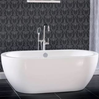 Miseno Mno6732fso White 67 Free Standing Oval Acrylic Bathtub Overflow Drain Assembly Included Miseno Com