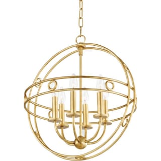 Mitzi H236706-GL Gold Leaf Jade 6 Light 18