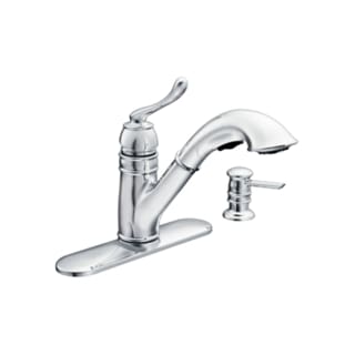 Moen 87007 Chrome Single Handle Kitchen Faucet With Pullout Spout