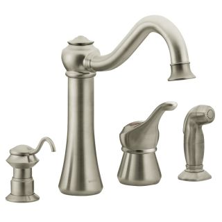 Moen 87770sl Stainless Single Handle Kitchen Faucet With Side