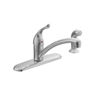 Moen 67435 Chrome Bulk Pack Single Handle Kitchen Faucet w